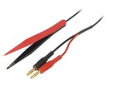Pensetă de măsură 3A cu mufă banană 4mm