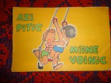 Azi pitic , maine voinic / carte ilustrata pentru copii / 22 pagini ( Predare personala Bucuresti )