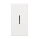 &Icirc;ntrerupător Simplu Modular 1M 10AX ELBI Moda Voice cu LED Albastru Integrat, Montaj &Icirc;ncastrat, Disponibil &icirc;n 4 Culori Elegante pentru Casa Ta