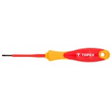 Surubelnita dreapta izolata 1000V 2.5 x 75 mm din otel CrMo Topex