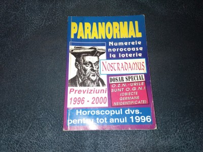 NOSTRADAMUS - PREVIZIUNI 1996-2000 foto