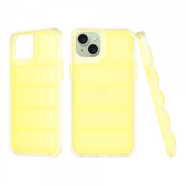 Husa pentru Apple iPhone 15 Plus, Techsuit, Wave Shield, Galbena