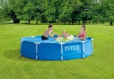 Piscina cu cadru metalic Intex 28202NP, supraterana, rotunda, cu pompa de filtrare, 305 x 76 cm