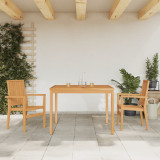 VidaXL Set mobilier pentru grădină, 3 piese, lemn masiv de tec