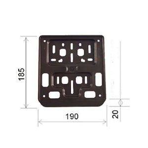 Suport numar moto/scuter Cod Produs: MX_NEW 142700010RM