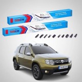 Cumpara ieftin Ștergătoare Dacia Duster I SUV 2016-2018 | Set Față Flat Premium &ndash; TeamCar&reg;