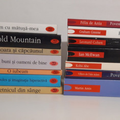 Set carti Biblioteca Polirom 14 volume Gavalda Murdoch Cohen Greene Kobo Abe