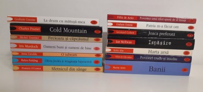 Set carti Biblioteca Polirom 14 volume Gavalda Murdoch Cohen Greene Kobo Abe foto