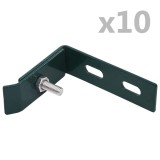 Cumpara ieftin Conector de colt de perete, 10 seturi, verde