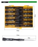 Cumpara ieftin Set Surubelnite BST-8800C, 10 Piese, Precizie T3 T4 T5 T6, CR-V, Universal