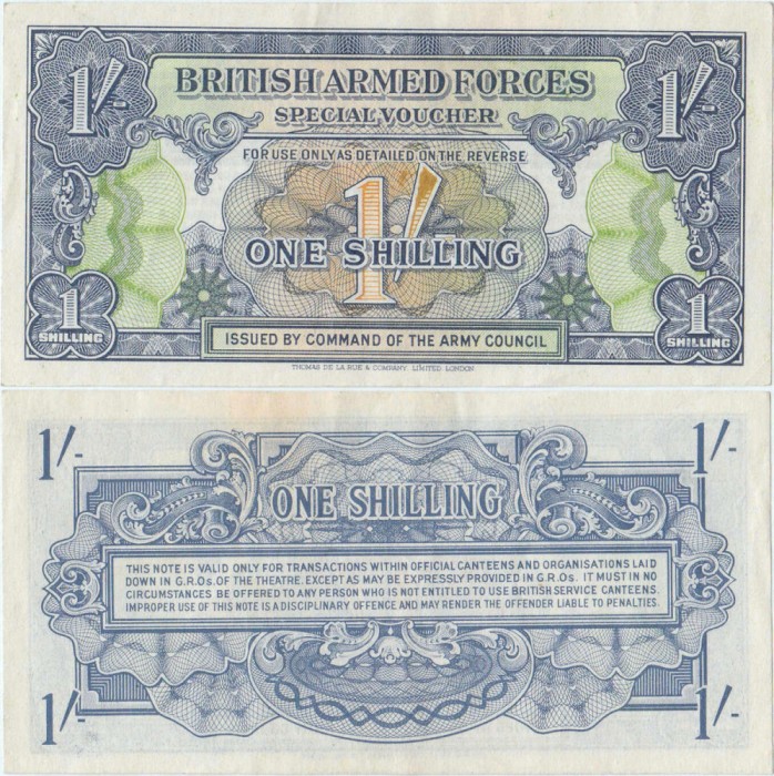 1946, 1 Shilling (P-M11a) - prima serie - Regatul Unit - stare XF