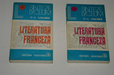 Literatura franceza - V. L. Saulnier - 2 vol. foto