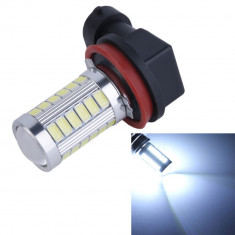 Led bec HB4 9006 cu lupa 33 smd 5630 de culoare alb, pentru proiectoare foto