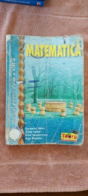 MATEMATICA CLASA A VIII A SAVU ,CABA , TEODORESCU , PAPOIU , TEORA foto