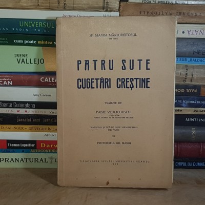 SF. MAXIM MARTURISITORUL - PATRU SUTE CUGETARI CRESTINE , NEAMTU , 1939 # foto