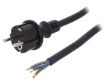 Cablu SCHUKO 3x2,5mm2 cu Mufă Gumă