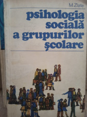 M. Zlate - Psihologia sociala a grupurilor scolare foto