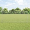 VidaXL &Icirc;mprejmuire din s&acirc;rmă sudată cu 10 st&acirc;lpi U Argint 1.6x10 m Oțel