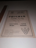 Cumpara ieftin PROGRAMUL - FOTBAL - RAPID - TRACTORUL BRASOV -1982