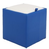 TABURET BOX - IMITATIE PIELE - CORP ALBASTRU/CAPAC DIVERSE CULORI - Roz 21896