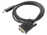 Cablu DisplayPort la DVI-D 1,8m negru