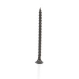 Surub pentru gips carton, autofiletant, cap inecat cruce, din otel fosfatat gri, amprenta Phillips, PH2, 3.5 x 55 mm