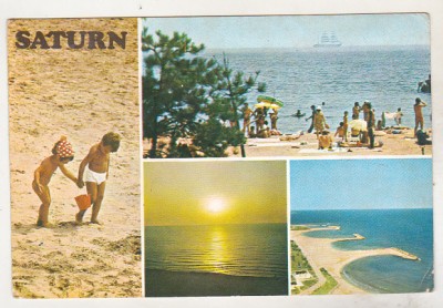 bnk cp Saturn - Imagini din statiune - circulata foto