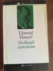 Meditatii carteziene- Edmund Husserl foto