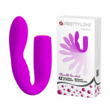 Vibrator Super Flexibil Quintion, Violet, 14 cm, Pretty Love