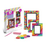 Set de rame foto personalizate Crayola cu cristale colorate - RESIGILAT