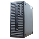 Unitate PC Second Hand, HP ELITEDESK 800 G1 TWR TOWER, Procesor I5 4570, Memorie RAM 8 GB, SSD 256 GB SATA, BD-RE