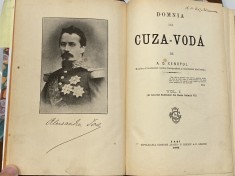 A. D. Xenopol - Domnia lui Cuza-Voda - doua volume 1903 prima editie foto