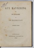 GUY MANNERING or , THE ASTROLOGER by SIR WALTER SCOTT - 1846