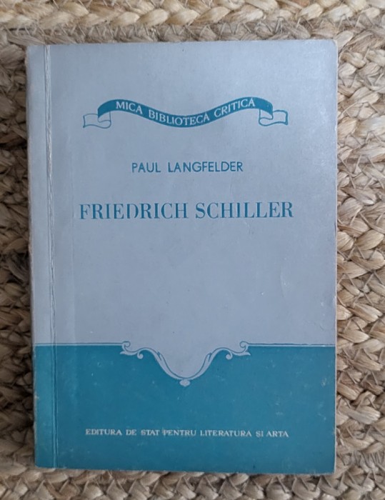 Friedrich Schiller - Paul Langfelder