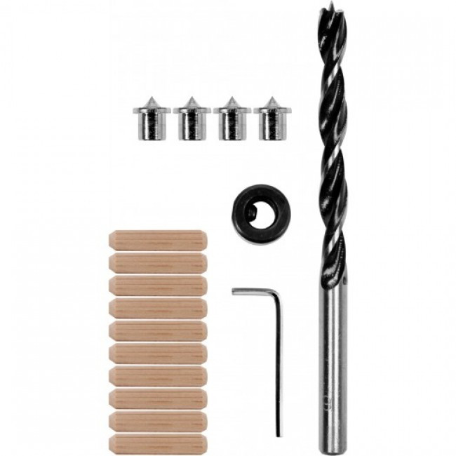 YATO Set pentru imbinari cu dibluri lemn 10 mm