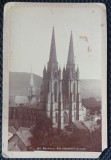 Fotografie tip CDV, Germania, Marburg, Biserica Sf&acirc;nta Elisabeta, 1893