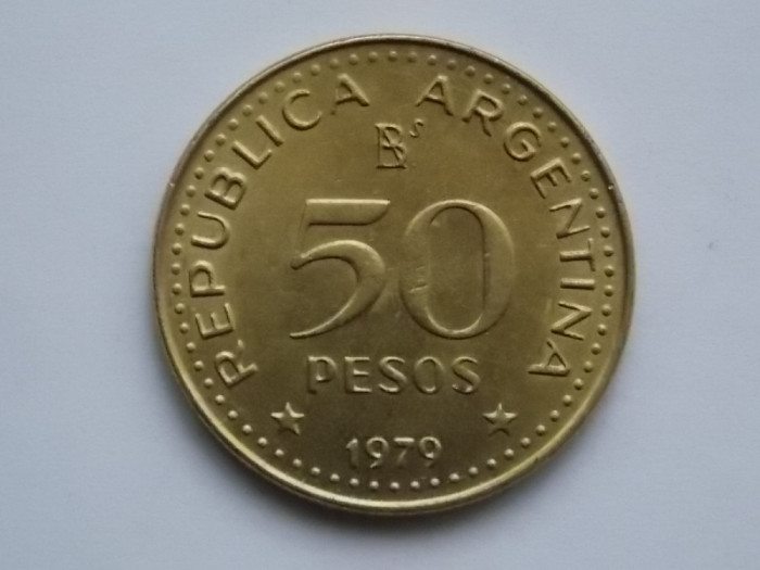 50 PESOS 1979 ARGENTINA-comemorativa