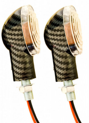 Set semnale scuter carbon ovale (nr.1) (set) foto
