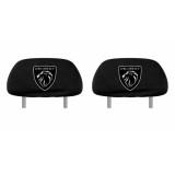 Set 5 huse tetiere negre, pentru gama auto PEUGEOT NOU