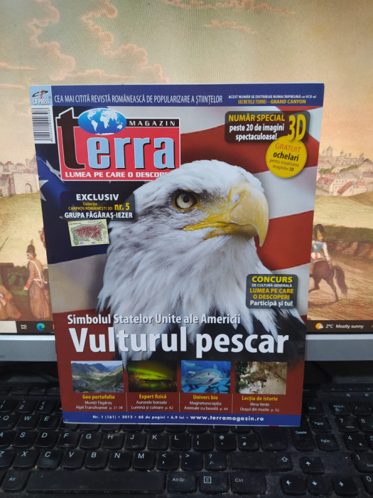 Terra Magazin nr. 1, ian. 2012, Vulturul pescar, marele Canion, Făgăraș, 230