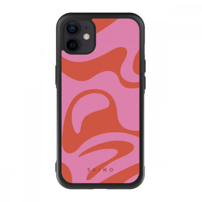 Husa iPhone 11 - Skino Heat Wave, roz foto