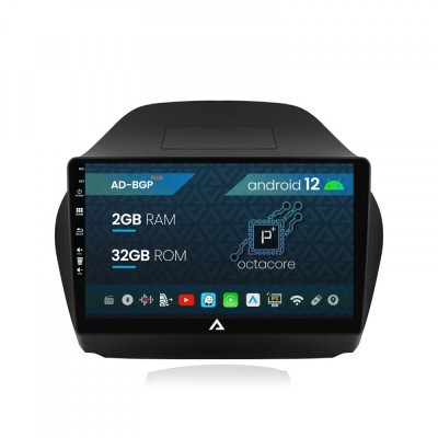 Navigatie Hyundai IX35 (2009-2015), Android 12, P-Octacore 2GB RAM + 32GB ROM, 10.1 Inch - AD-BGP10002+AD-BGRKIT189 foto