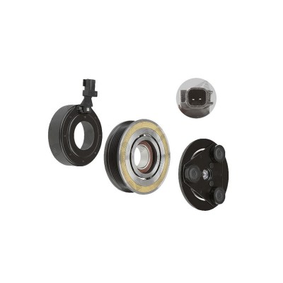 Cupla magnetica ambreiaj compresor A/C diametru 110 mm cu 6 caneluri, tip Visteon VS16; Ford Galaxy 2006-2015, Mondeo 2007-2015, S-Max 2006-2015 moto foto