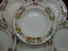 SET / SERVICIU 6 FARFURII ADANCI DIN PORTELAN VILLEROY &amp; BOCH ,,MON JARDIN,,
