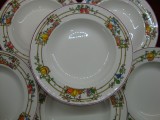 SET / SERVICIU 6 FARFURII ADANCI DIN PORTELAN VILLEROY &amp; BOCH ,,MON JARDIN,,