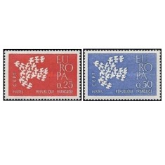 Franta 1961 - Europa, serie neuzata