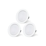 Spot LED &icirc;ncorporat, 12 V, dimabil 3.5 W, 3000 K, alb cald, 300 lumeni, extra plat, lumini LED &icirc;ncorporate pentru mobilă, camper, caravană, barcă, sal
