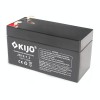 Acumulator AGM 12V 1.3Ah KIJO JS12-1.3 F1, Baterii Telecomunicatii, Sisteme Back-up, Alarma Incendiu, 97.5x43x53mm, 5 ani