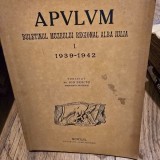 Apulum, buletinul Muzeului Regional Alba Iulia nr.I 1939-1942, publicat de Ion Berciu