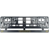 Set 2 bucati, suport numar inmatriculare carbon VOLVO V, Autohelix MSA